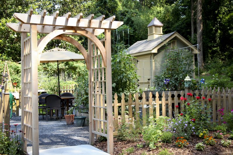 Arbor Bench Installation in Wilmington, NC
