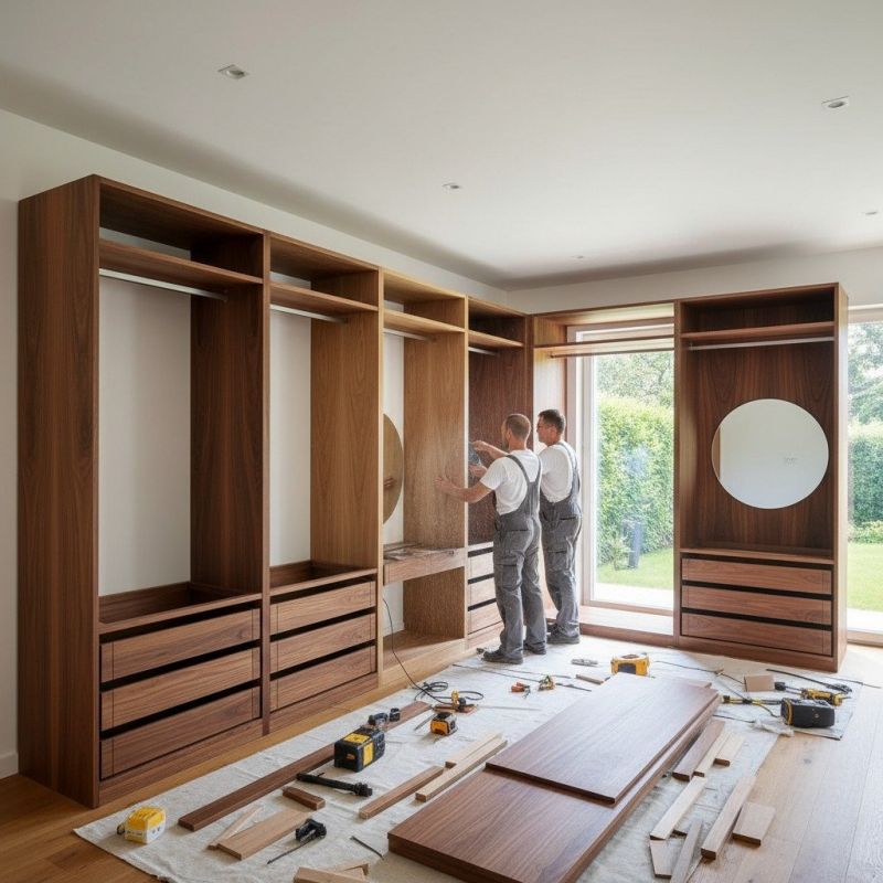 Custom Bookcase Installation in Frederick, MD